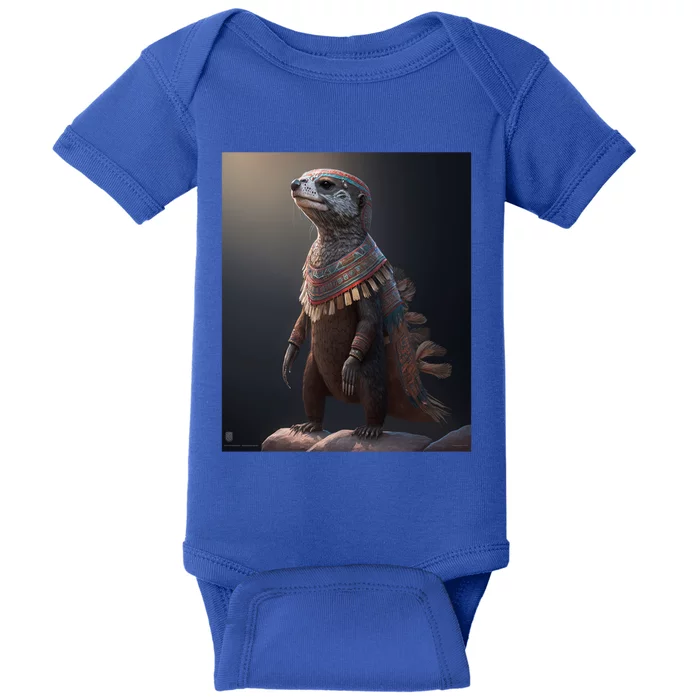 Aesthetic Cool Otter Design Aesthetic Cool Art Otter Gift Baby Bodysuit