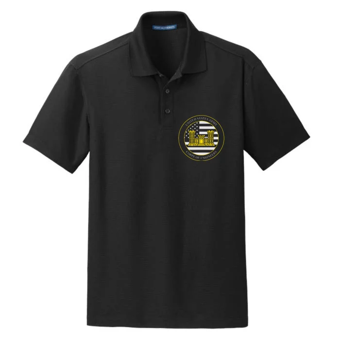 Army Corps Of Engineers Dry Zone Grid Performance Polo