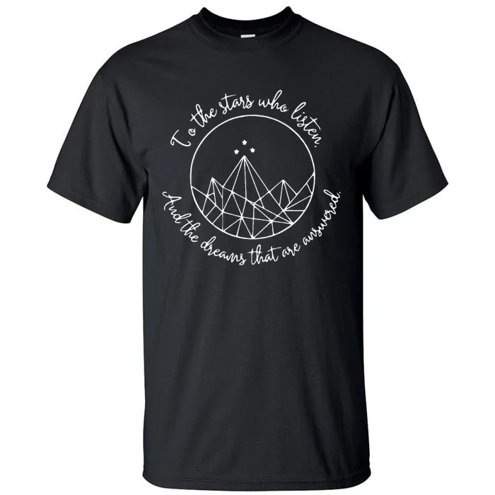 A Court Of Thorns And Roses Court Night Court Stars Dream Tall T-Shirt