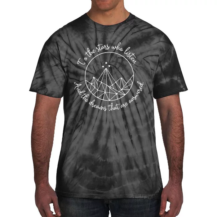 A Court Of Thorns And Roses Court Night Court Stars Dream Tie-Dye T-Shirt