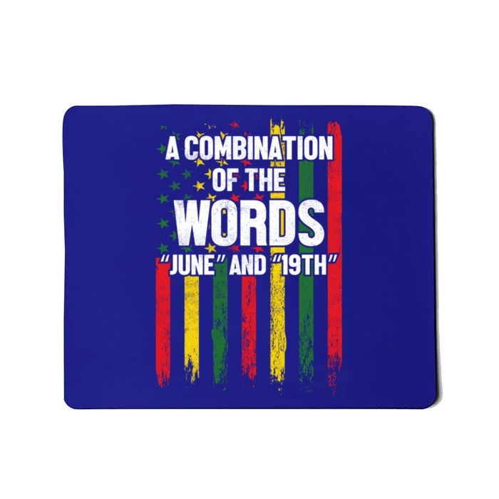 A Combination Of The Words June And 19th Junenth Gift Mousepad