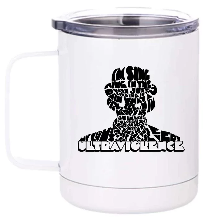 A CLOCKWORK ORANGE Front & Back 12oz Stainless Steel Tumbler Cup