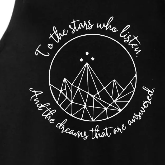 A Court Of Thorns And Roses Court Night Court Stars Dream Ladies Tri-Blend Wicking Tank