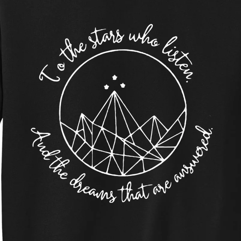 A Court Of Thorns And Roses Court Night Court Stars Dream Tall Sweatshirt