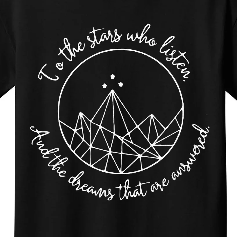 A Court Of Thorns And Roses Court Night Court Stars Dream Kids T-Shirt