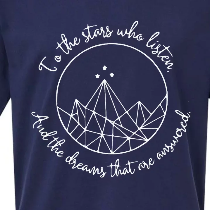 A Court Of Thorns And Roses Court Night Court Stars Dream Sueded Cloud Jersey T-Shirt