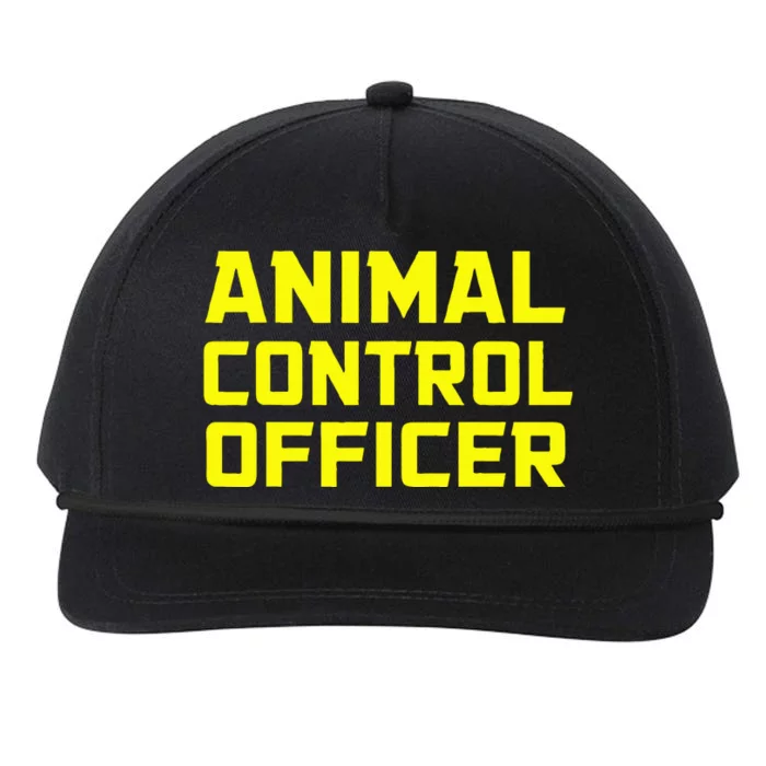 Animal Control Officer Halloween Costume Snapback Five-Panel Rope Hat