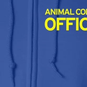 Animal Control Officer Halloween Costume Full Zip Hoodie