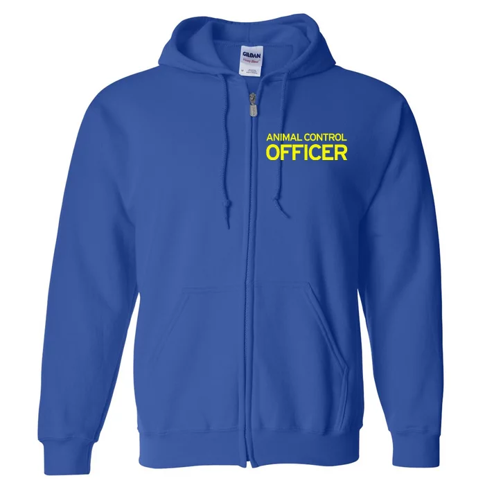 Animal Control Officer Halloween Costume Full Zip Hoodie