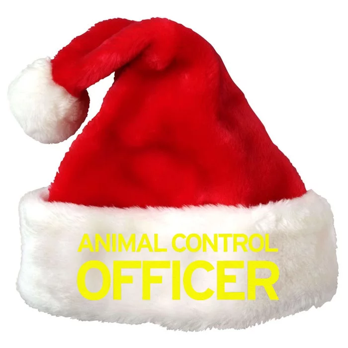 Animal Control Officer Halloween Costume Premium Christmas Santa Hat