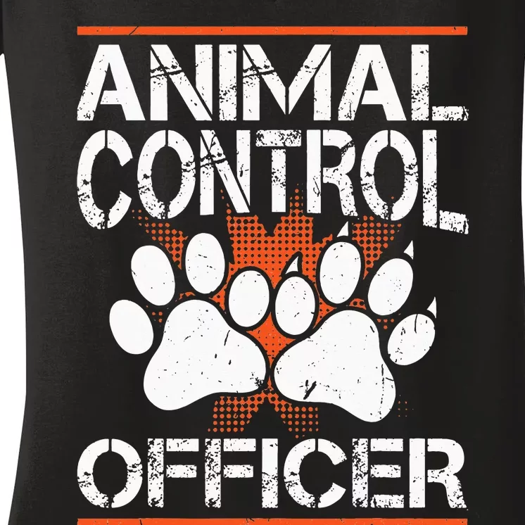 Animal Control Officer Women's V-Neck T-Shirt