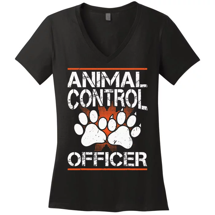 Animal Control Officer Women's V-Neck T-Shirt