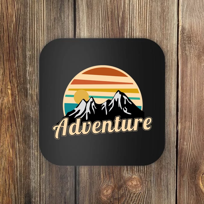 Adventure Color Orange Coaster