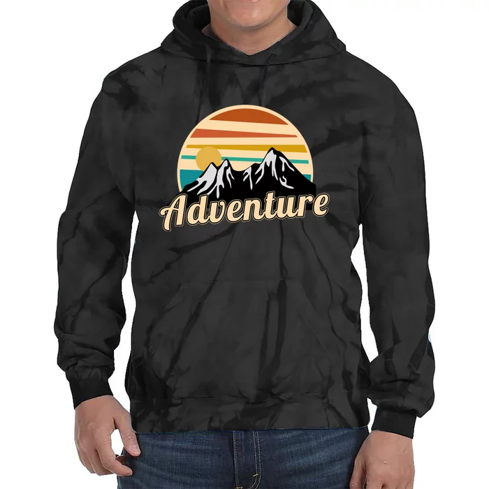 Adventure Color Orange Tie Dye Hoodie