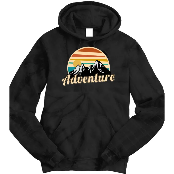 Adventure Color Orange Tie Dye Hoodie