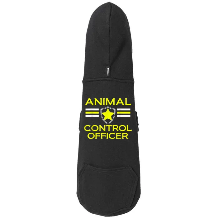 Animal Control Officer Doggie 3-End Fleece Hoodie