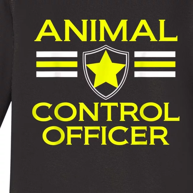 Animal Control Officer Baby Long Sleeve Bodysuit