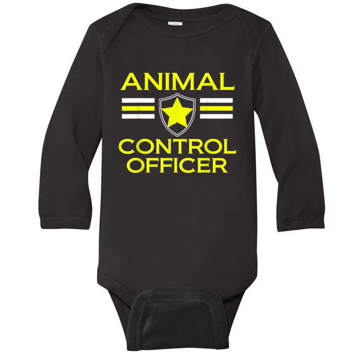 Animal Control Officer Baby Long Sleeve Bodysuit