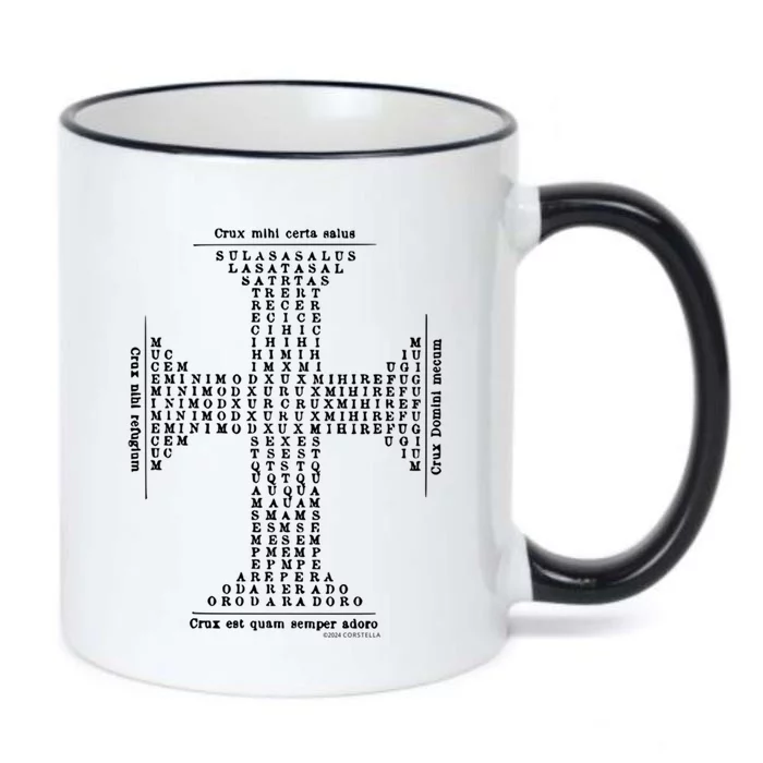 Angelic Cross Of Saint Thomas Aquinas Gift Black Color Changing Mug