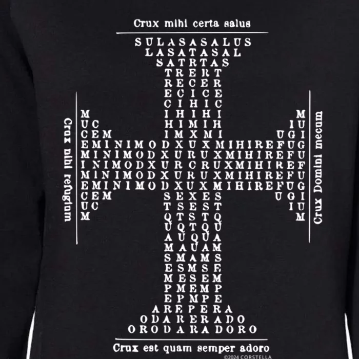 Angelic Cross Of Saint Thomas Aquinas Gift Womens California Wash Sweatshirt