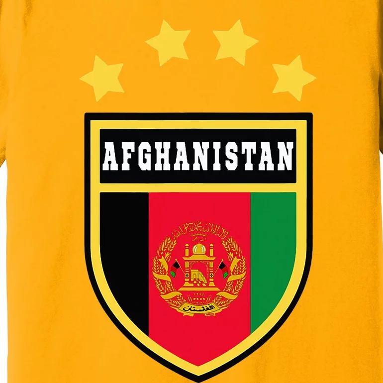 Afghanistan Coat Of Arms Flag Souvenir Kabul Premium T-Shirt