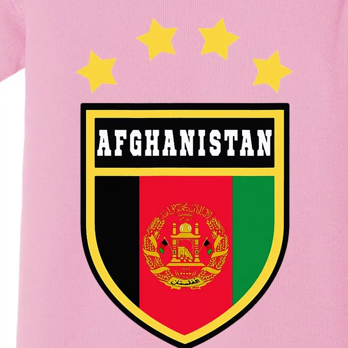 Afghanistan Coat Of Arms Flag Souvenir Kabul Baby Bodysuit