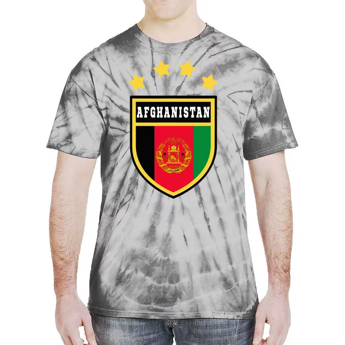 Afghanistan Coat Of Arms Flag Souvenir Kabul Tie-Dye T-Shirt