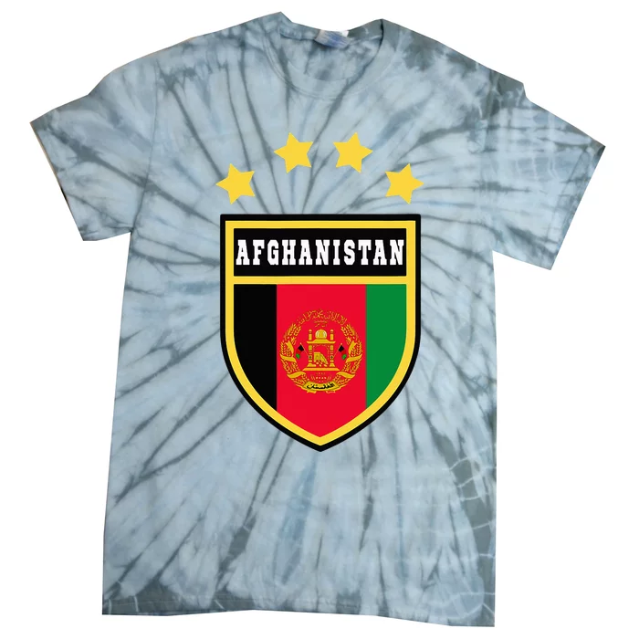 Afghanistan Coat Of Arms Flag Souvenir Kabul Tie-Dye T-Shirt