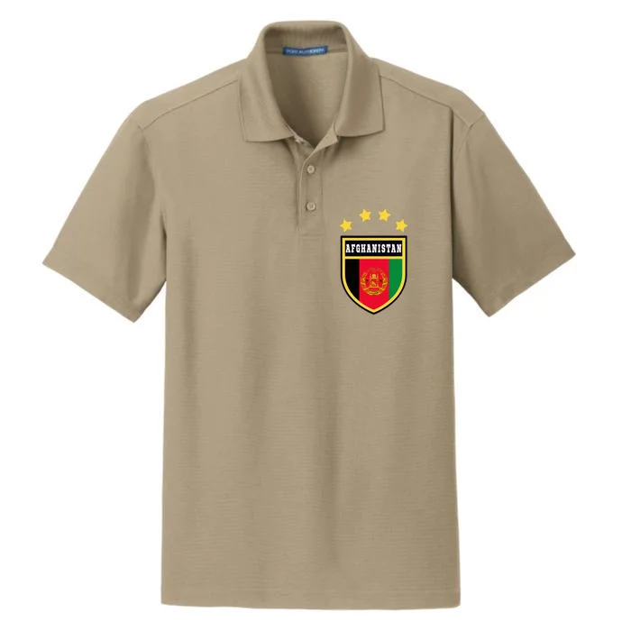 Afghanistan Coat Of Arms Flag Souvenir Kabul Dry Zone Grid Performance Polo