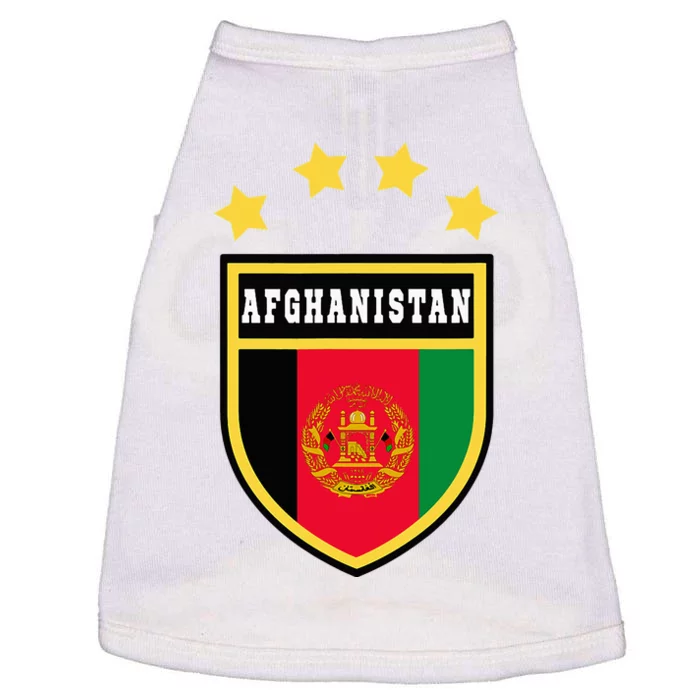 Afghanistan Coat Of Arms Flag Souvenir Kabul Doggie Tank