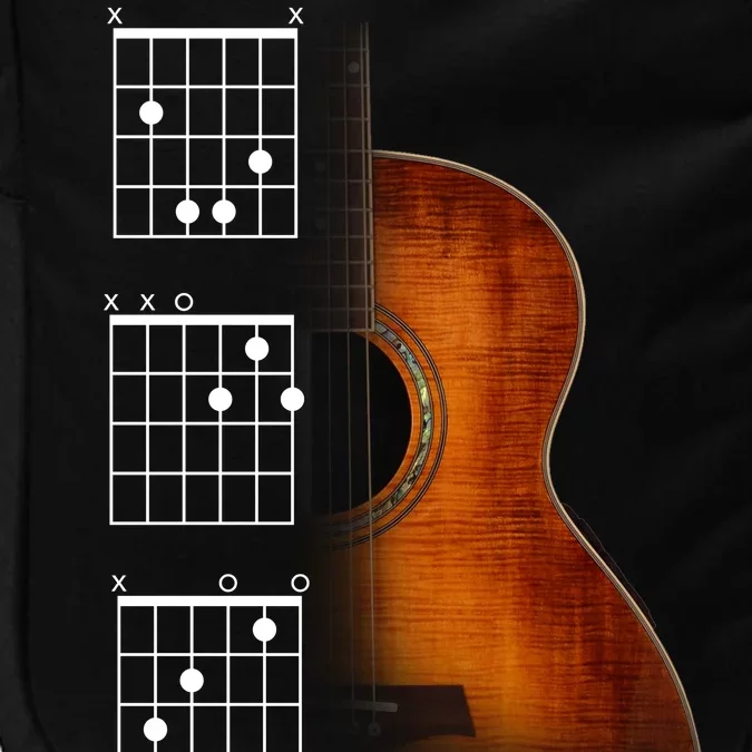 Acoustic Guitar Chords Impact Tech Backpack