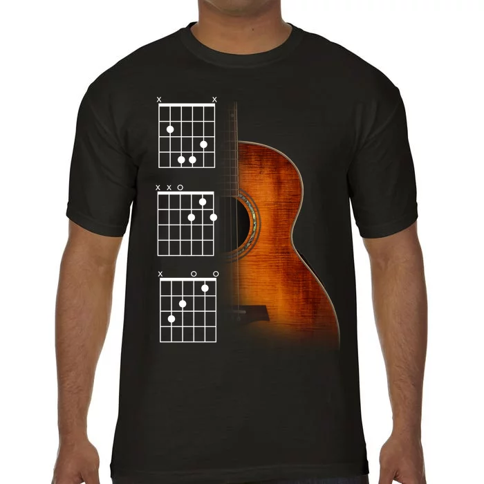 Acoustic Guitar Chords Comfort Colors T-Shirt