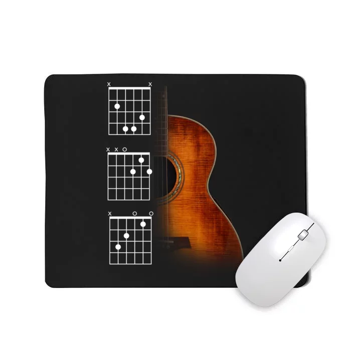 Acoustic Guitar Chords Mousepad