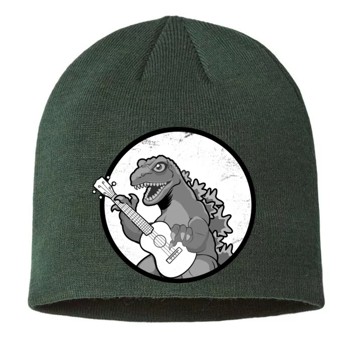 Acoustic Guitar Dinosaur 8 1/2in Sustainable Knit Beanie