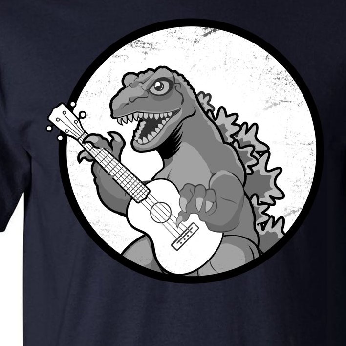 Acoustic Guitar Dinosaur Tall T-Shirt