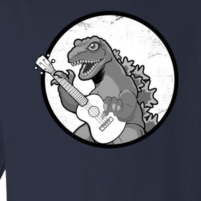 Acoustic Guitar Dinosaur Toddler Long Sleeve Shirt