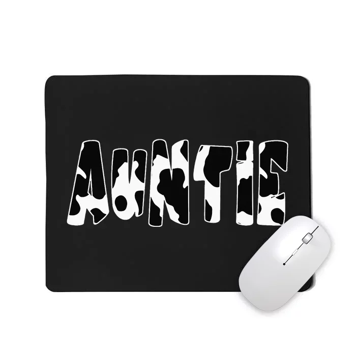 Auntie Cow Print Cow Pattern Mousepad