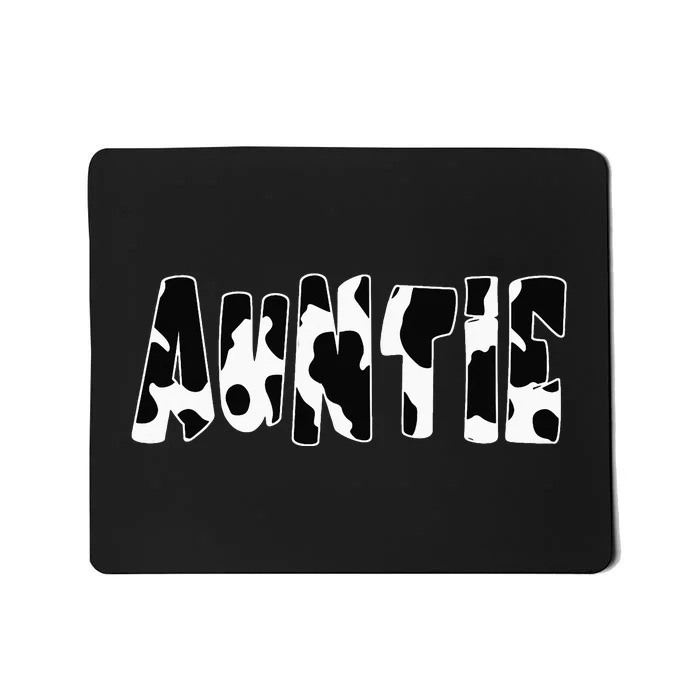 Auntie Cow Print Cow Pattern Mousepad