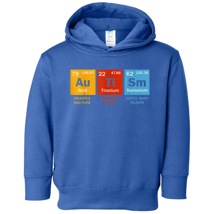 Autism Chemistry Periodic Table Elements Autism Awareness Toddler Hoodie