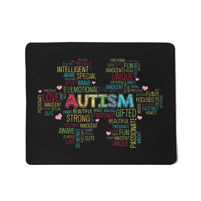 Autism Charm Puzzle World Autism Awareness Day Mousepad