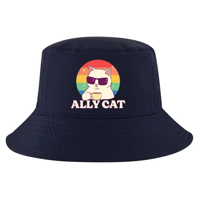 Ally Cat Pride Gift Cool Comfort Performance Bucket Hat