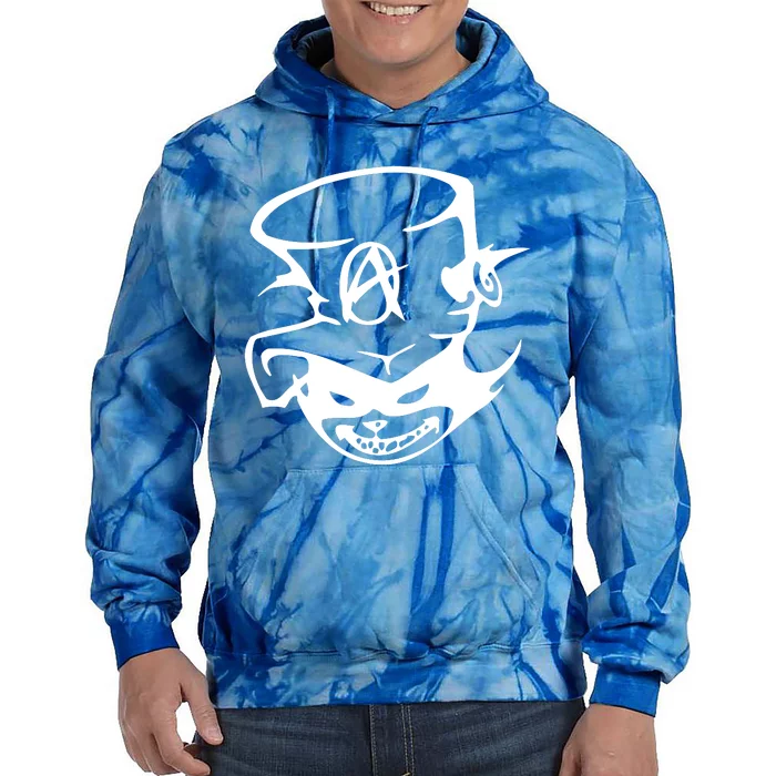 Anarchy Cat Punk Fun Tie Dye Hoodie