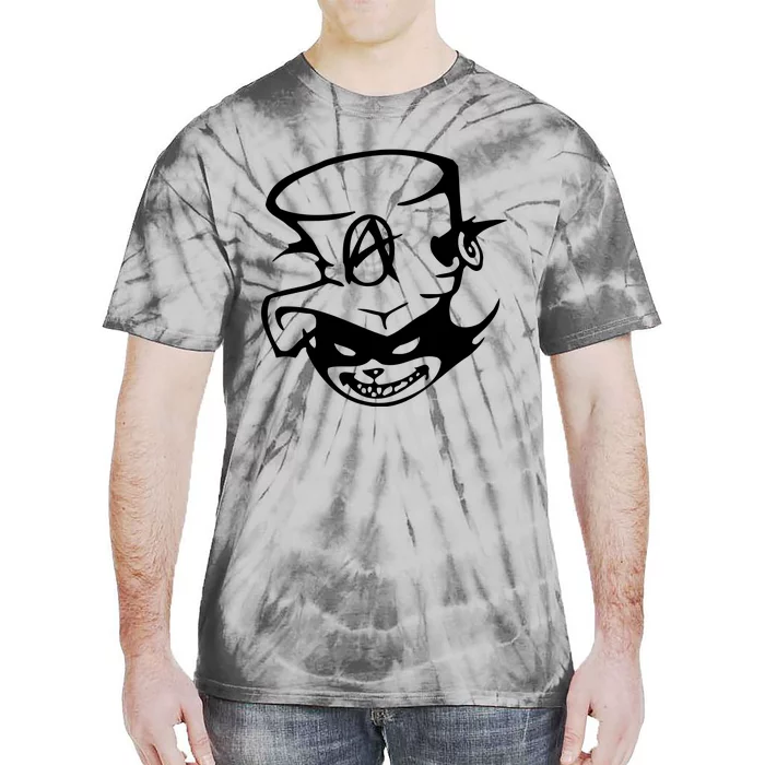 Anarchy Cat Punk Fun Tie-Dye T-Shirt