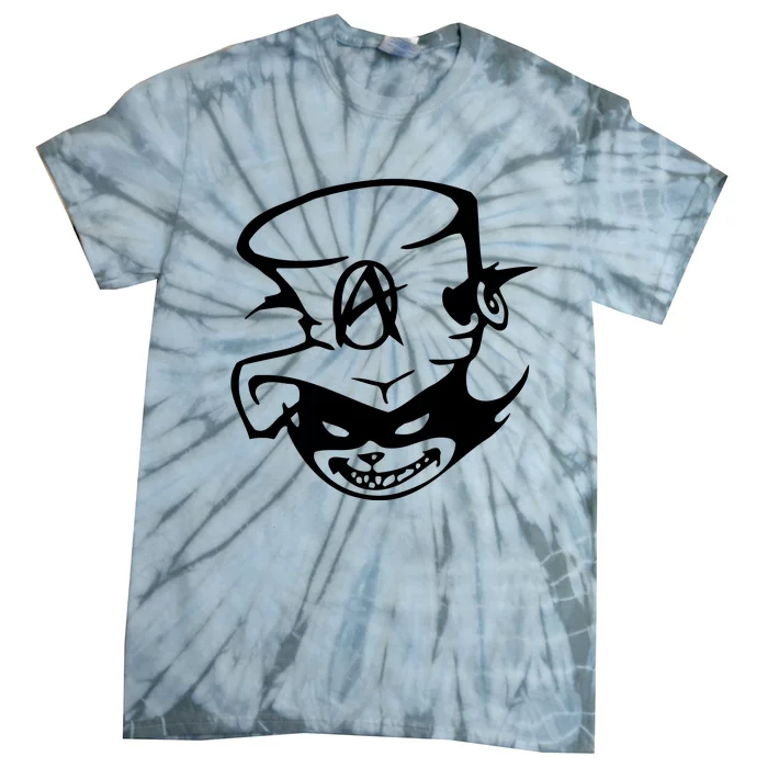 Anarchy Cat Punk Fun Tie-Dye T-Shirt