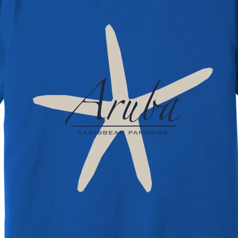 Aruba Caribbean Paradise Souvenir Cool Gift Starfish Gift Premium T-Shirt