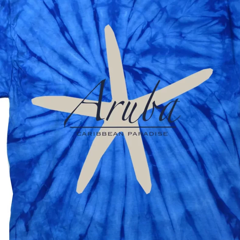 Aruba Caribbean Paradise Souvenir Cool Gift Starfish Gift Tie-Dye T-Shirt