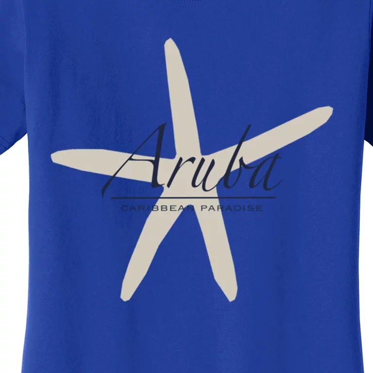 Aruba Caribbean Paradise Souvenir Cool Gift Starfish Gift Women's T-Shirt