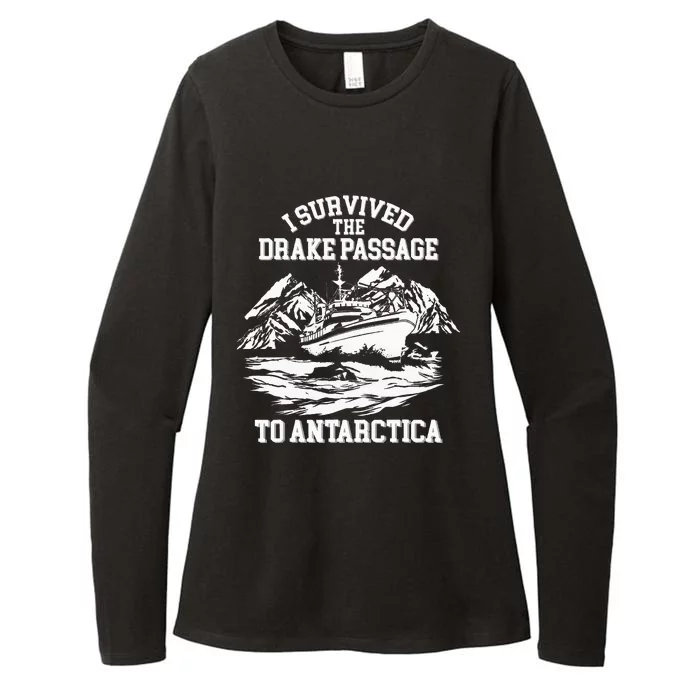 Antarctica Cruise Passage I Survived Antarctica Womens CVC Long Sleeve Shirt