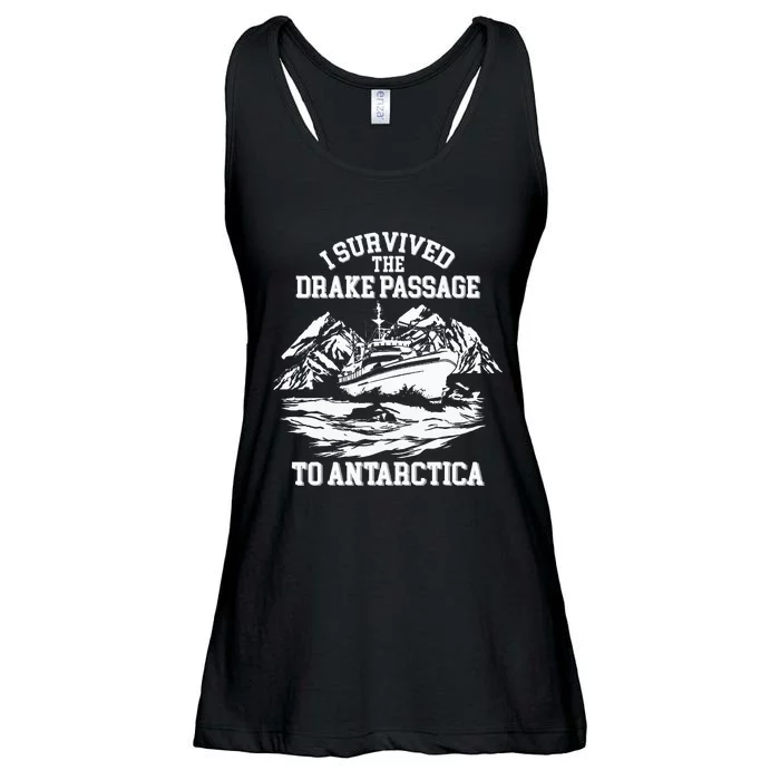 Antarctica Cruise Passage I Survived Antarctica Ladies Essential Flowy Tank