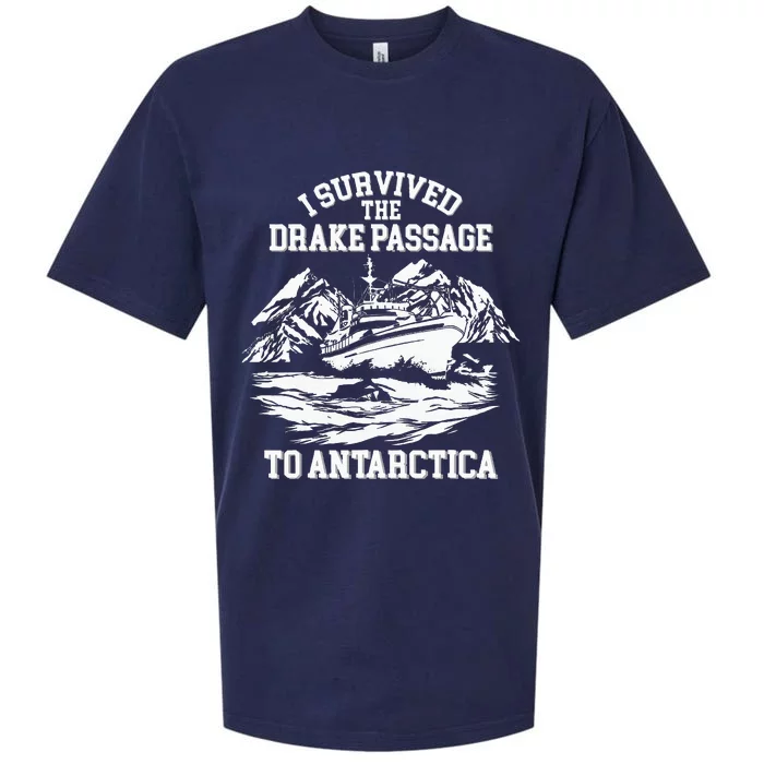 Antarctica Cruise Passage I Survived Antarctica Sueded Cloud Jersey T-Shirt